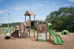 Natural looking playground